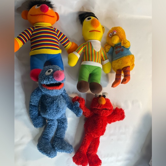 Sesame street bert ernie big bird elmo grover lot Plush Stuffed Animal